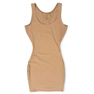 Assets by Spanx Tan Nude Slip Dress / Shapewear | Size Medium